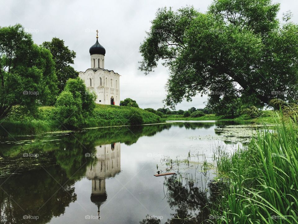 Old church view 