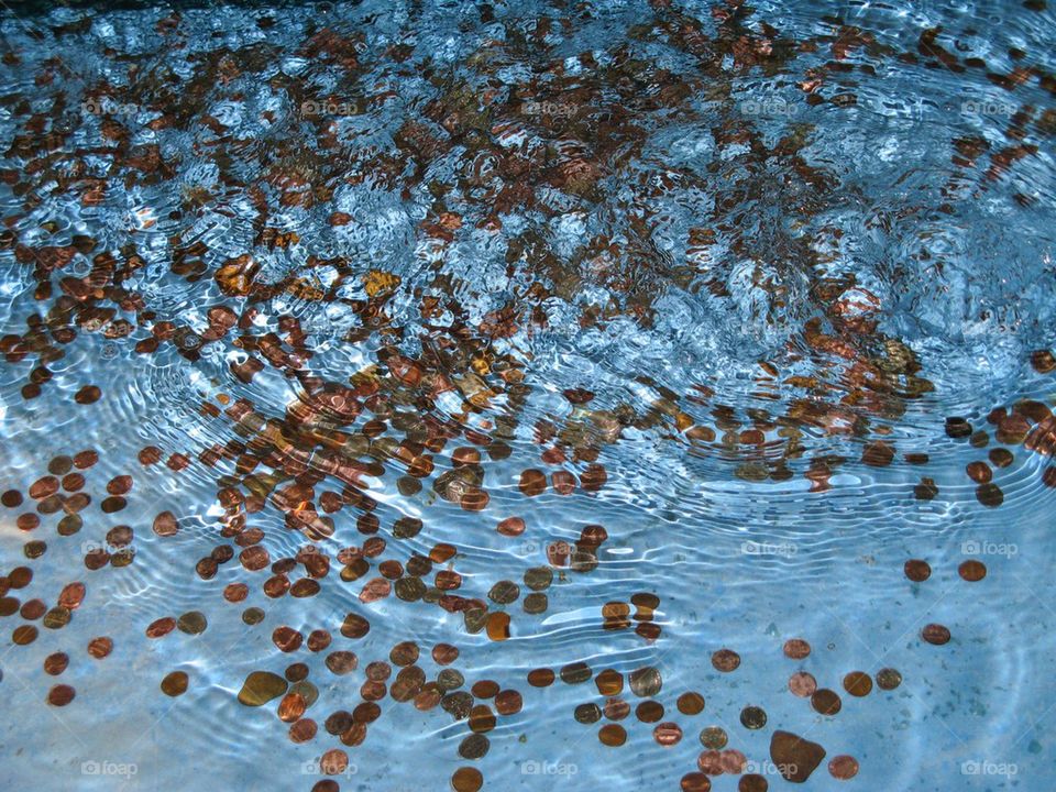 Pennies in a Fountain 