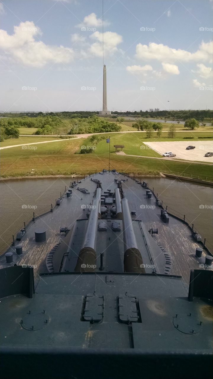 At Battleship Texas in Galveston