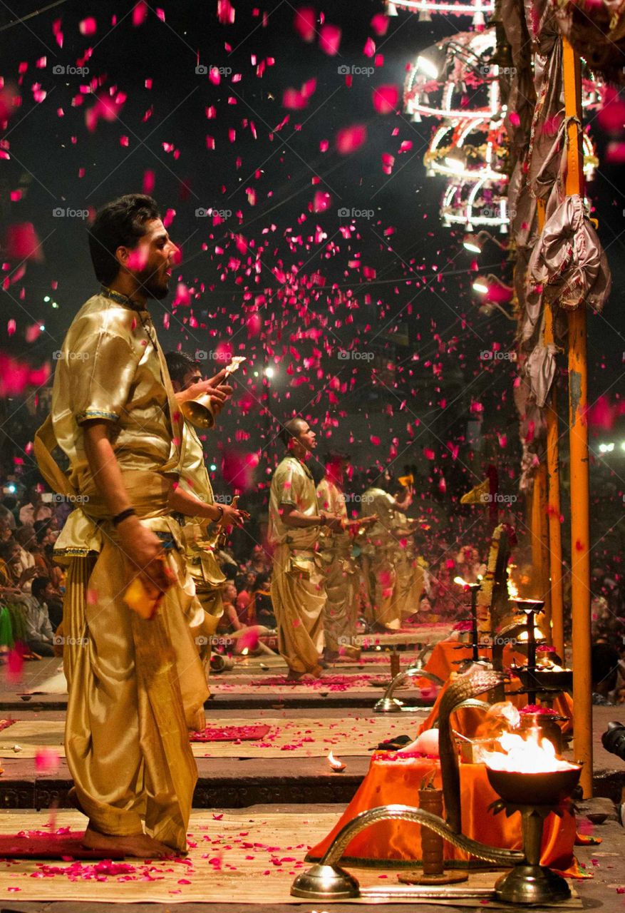 shower of blessings
clicked during the famous ganga aarti at Varanasi, India
