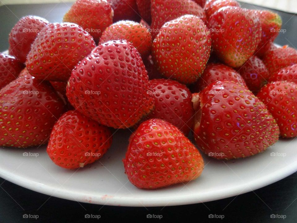 strawberries. very sweet strawberries