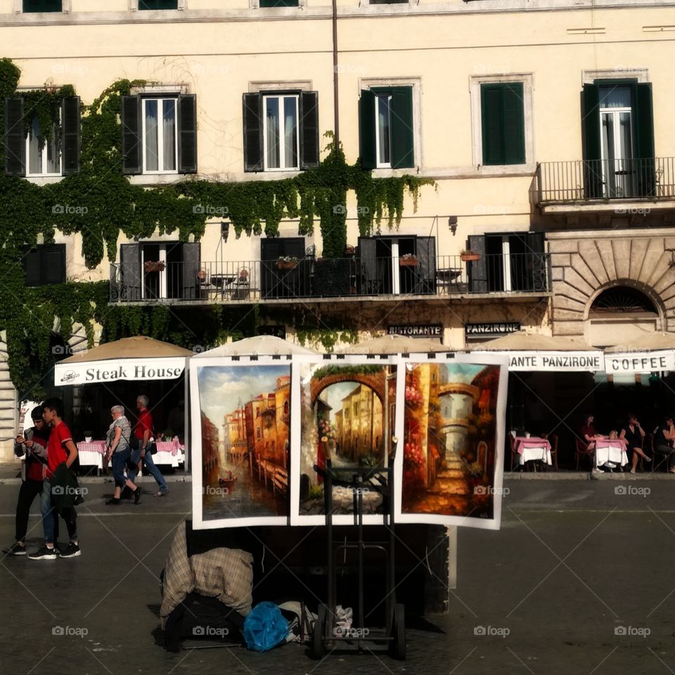 art street from Rome