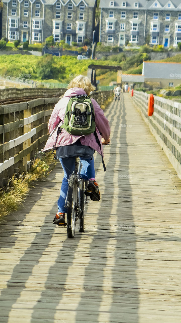 Cycling. Barmouth