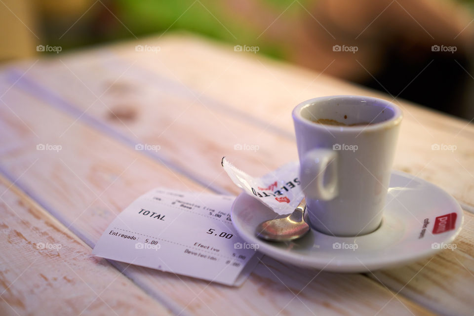 Coffee and Wood