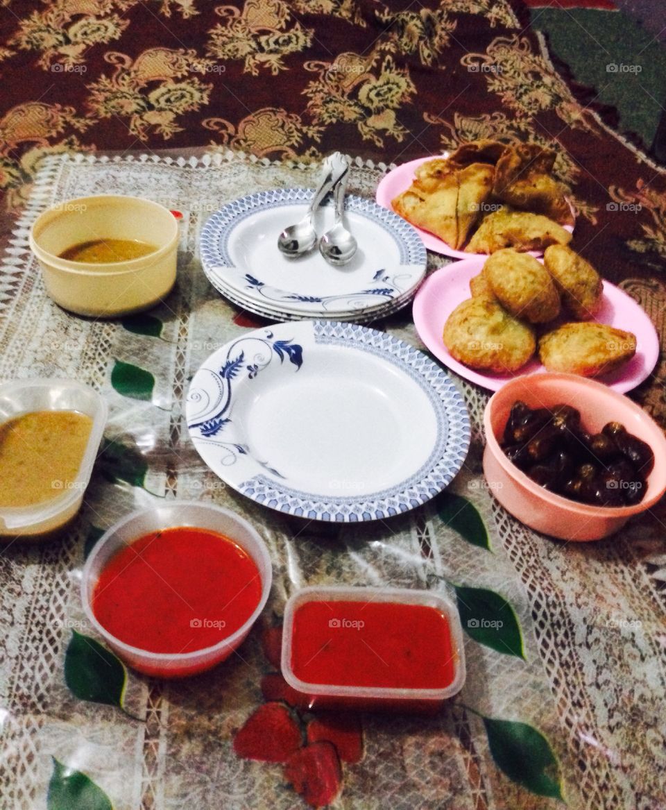 #Ramadan #Iftaar . a friend invited us for iftaar party . 