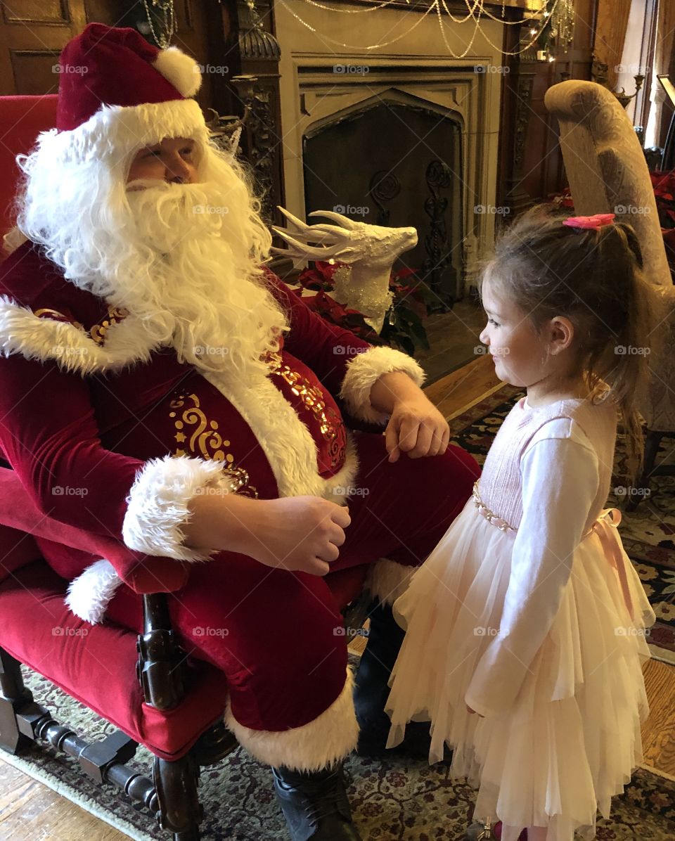 Excited to see Santa Clause!