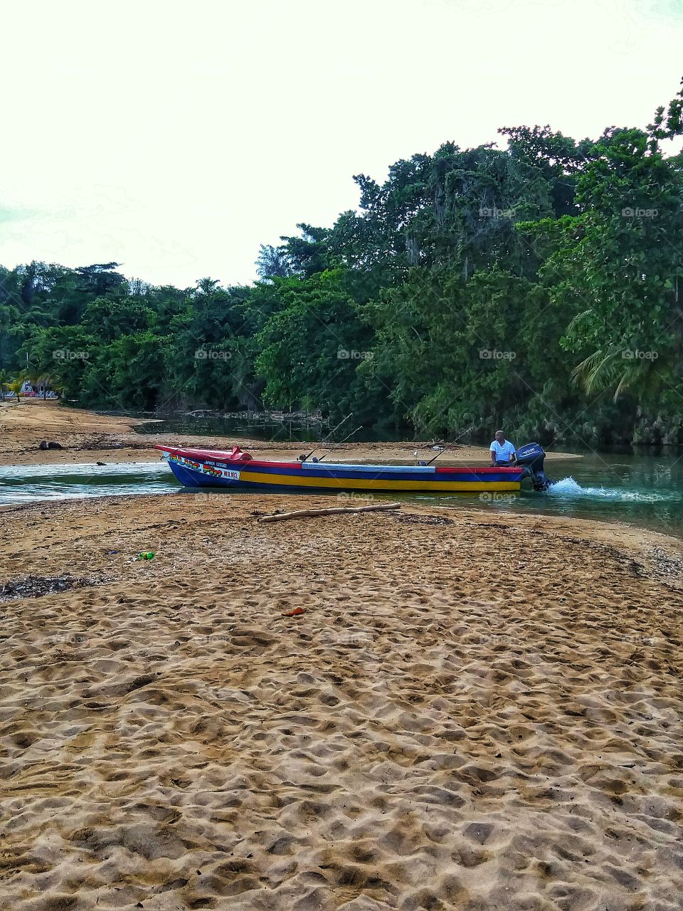 Fisherman going out to sea