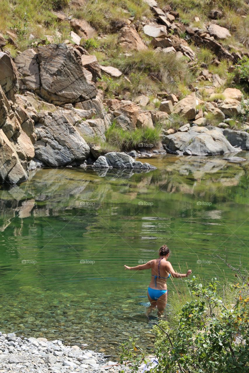 Relax in lake