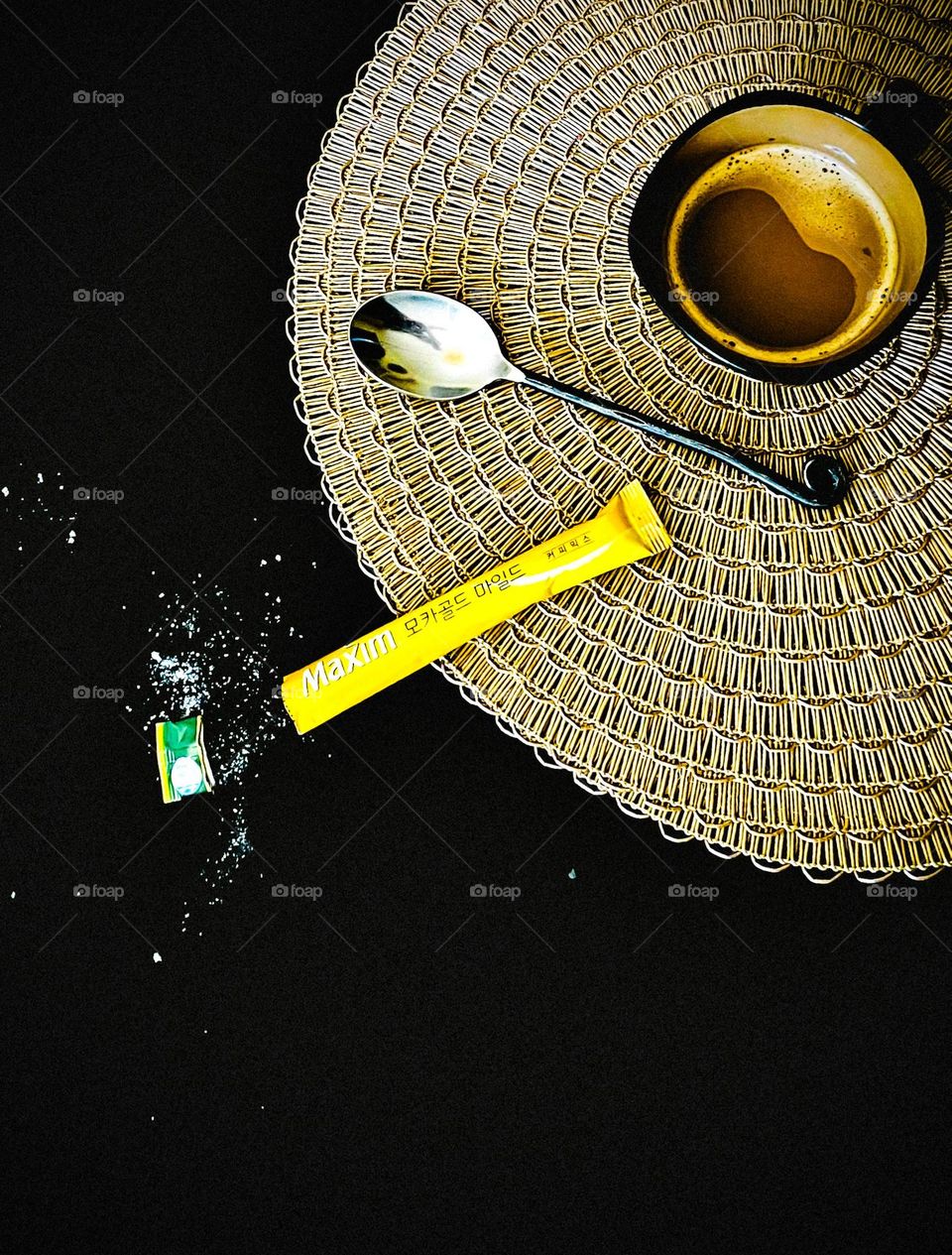 Breakfast table coffee