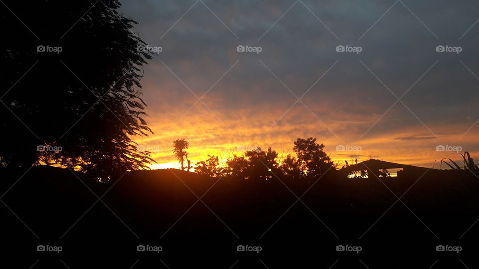 Finalzinho de tarde com esse presente lindo pôr do sol