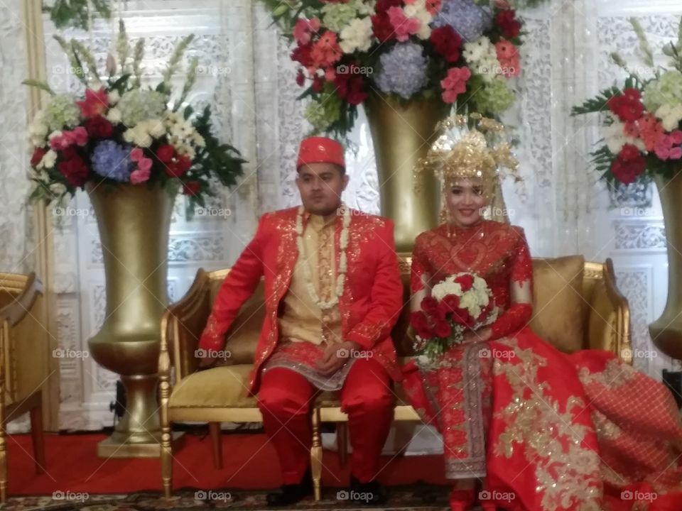 Marriage tradition from west java Indonesia.