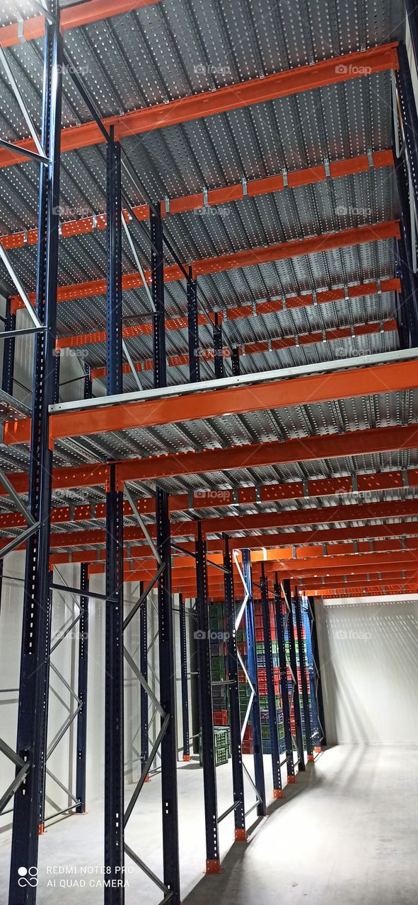 A chamber of Controlled Atmosphere Cold Chain Fruit unit IGC Aglar Shopian ; Kashmir Valley.....