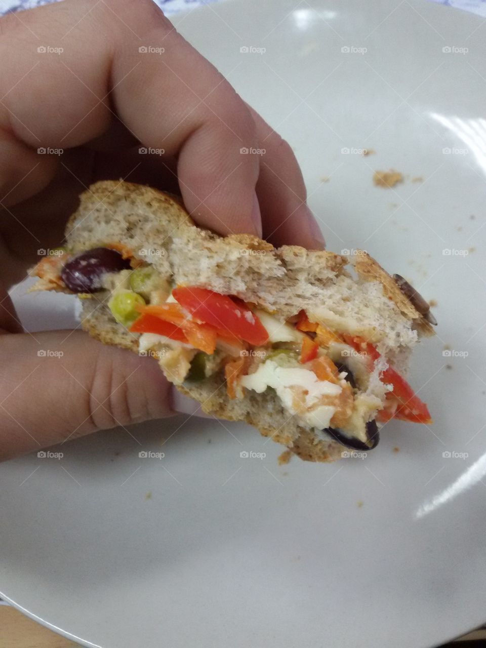 Vegetarian sandwich