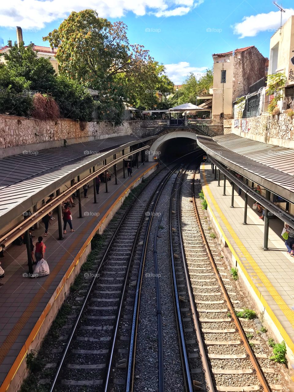 The train station 