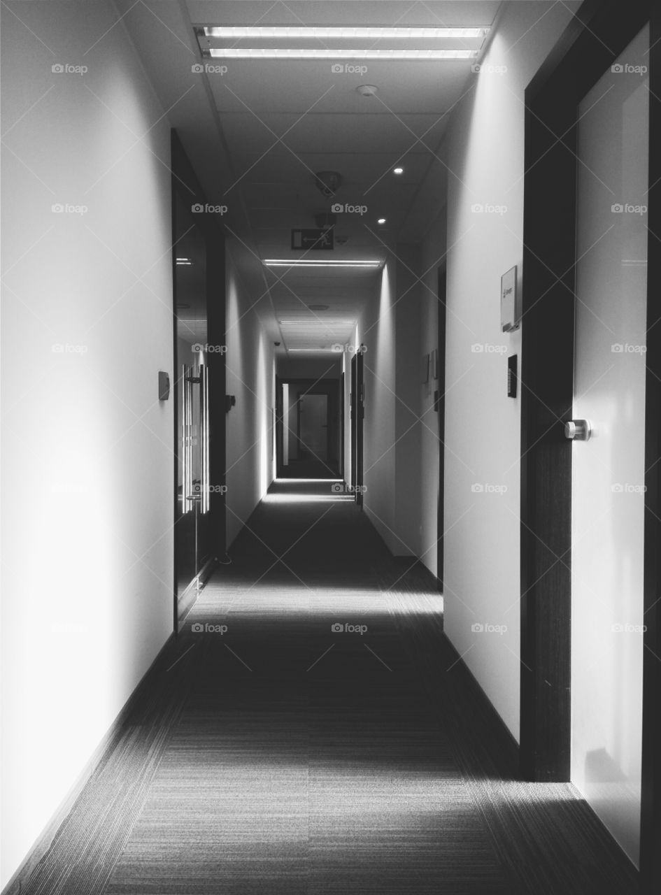 empty tunnel space