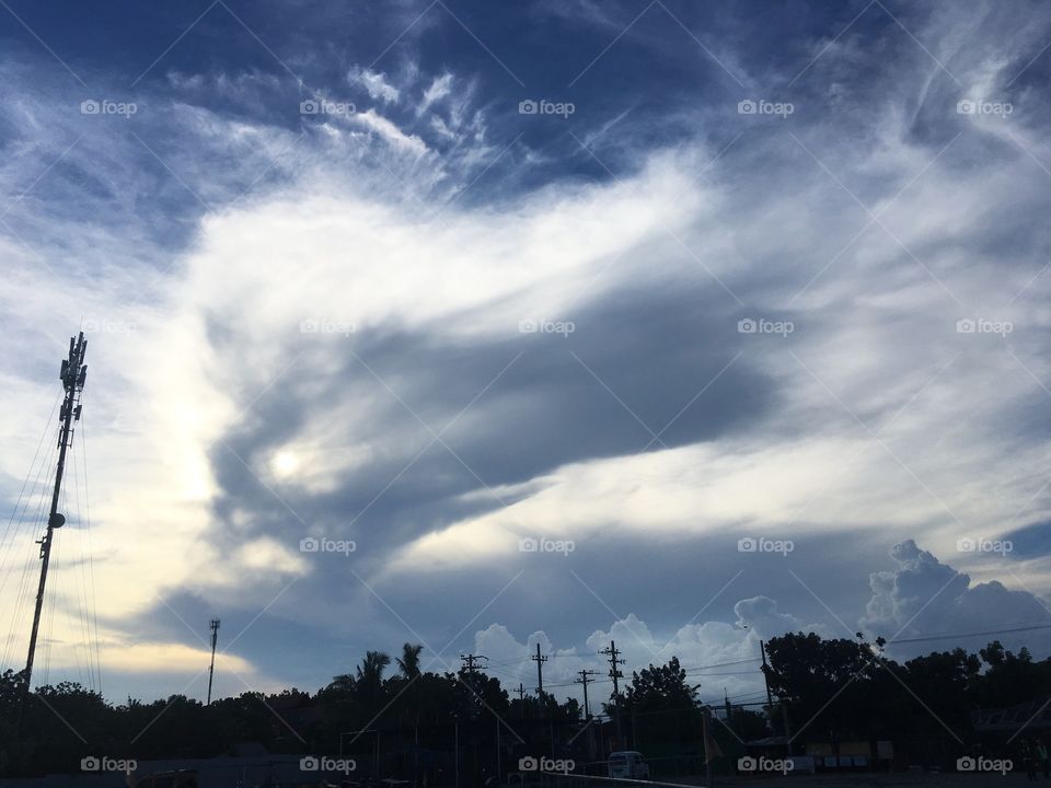 Strangest cloud formation