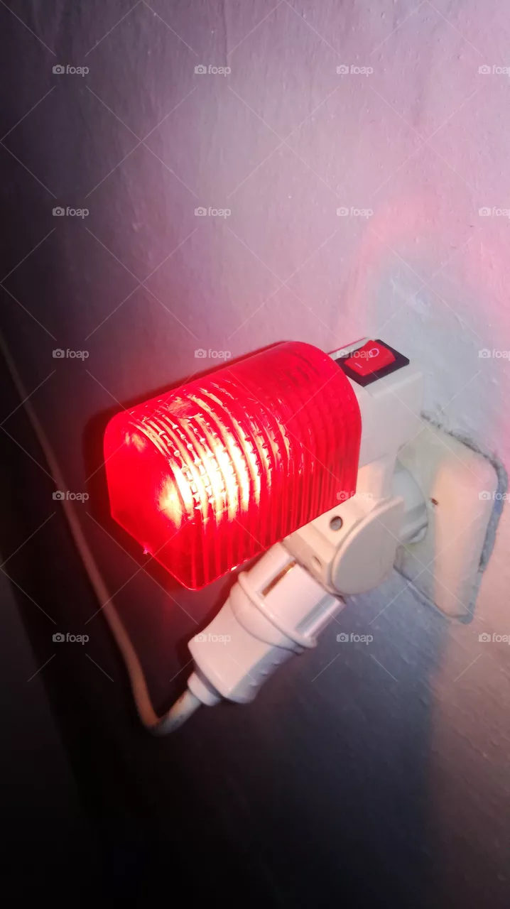 Red lamp