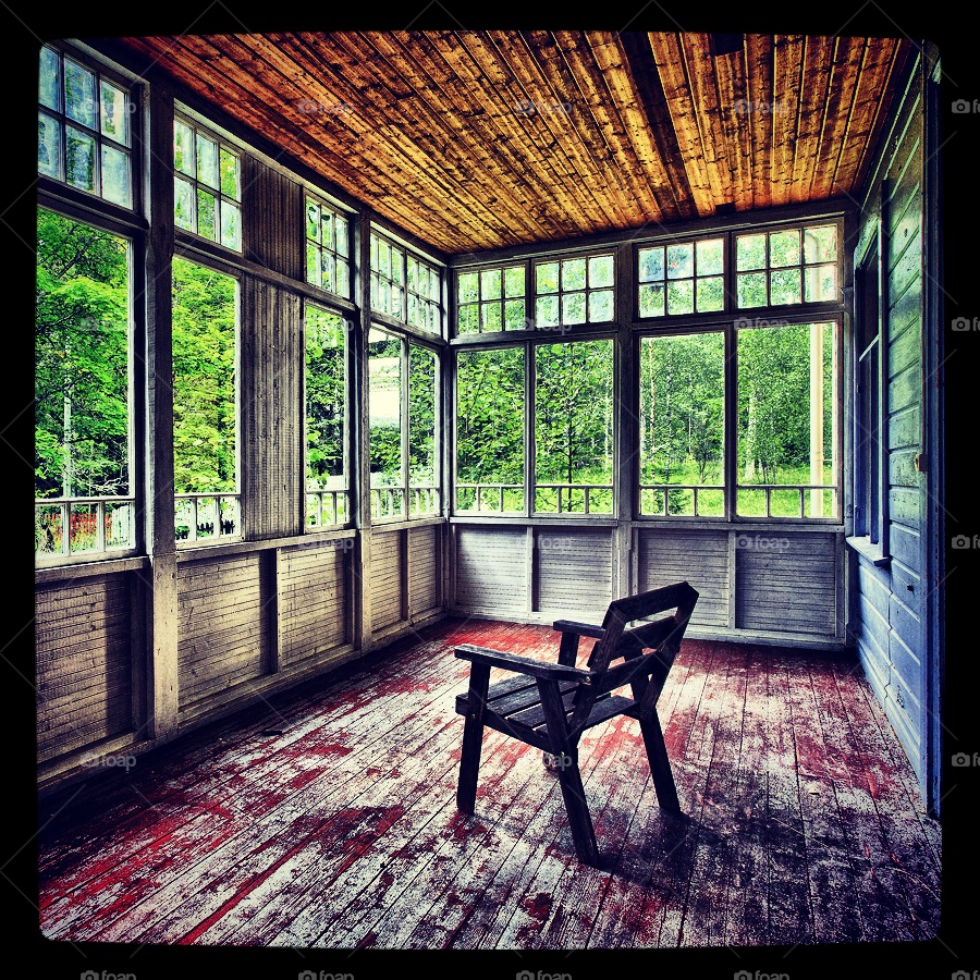 sweden abandoned veranda summer house by hanswessberg