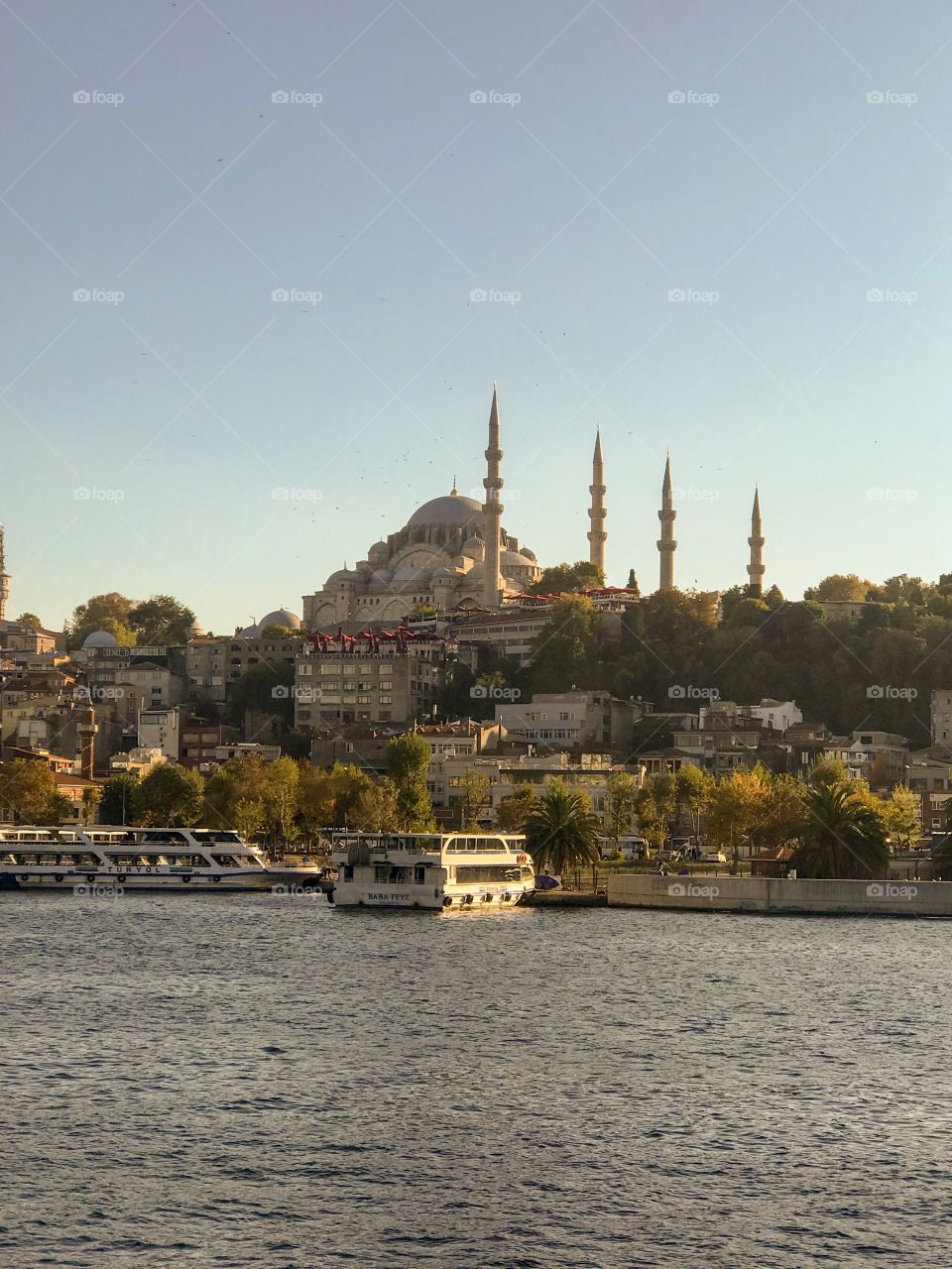 Captivating Istanbul city from the water..