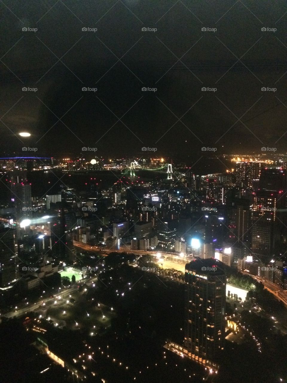Night lights in Tokyo
