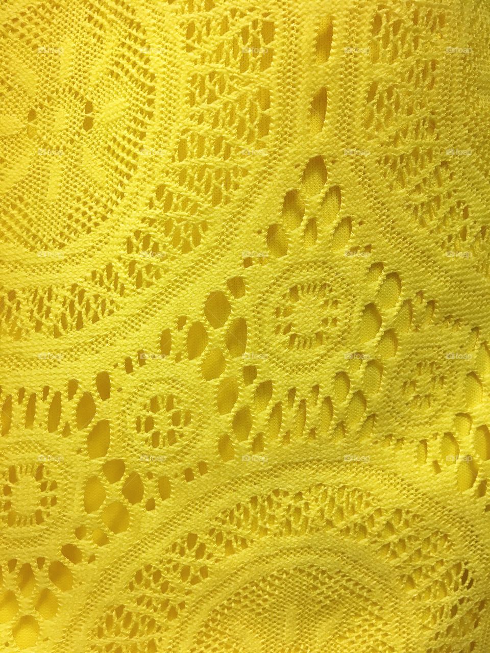 Yellow Lacey Texture 