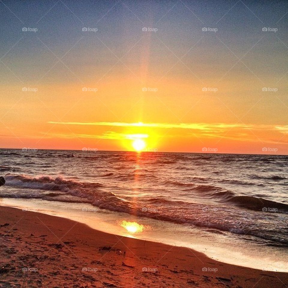 beach nature sunset sun by itsAus