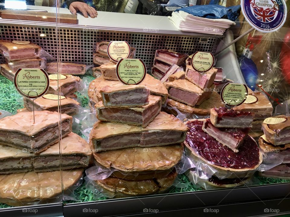 A selection of delicious tasty English pies 🥧