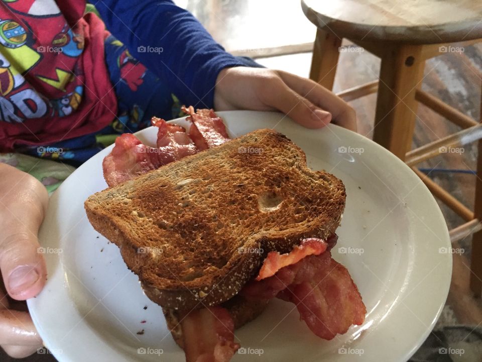 First breakfast made 