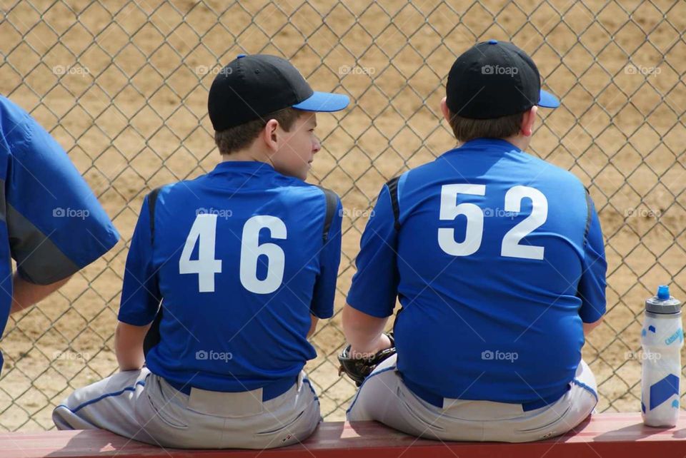 Teammates. Waiting on the team to arrive...