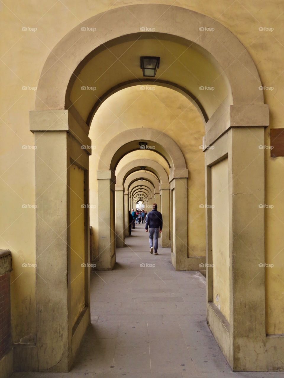 Walkway in Florence 