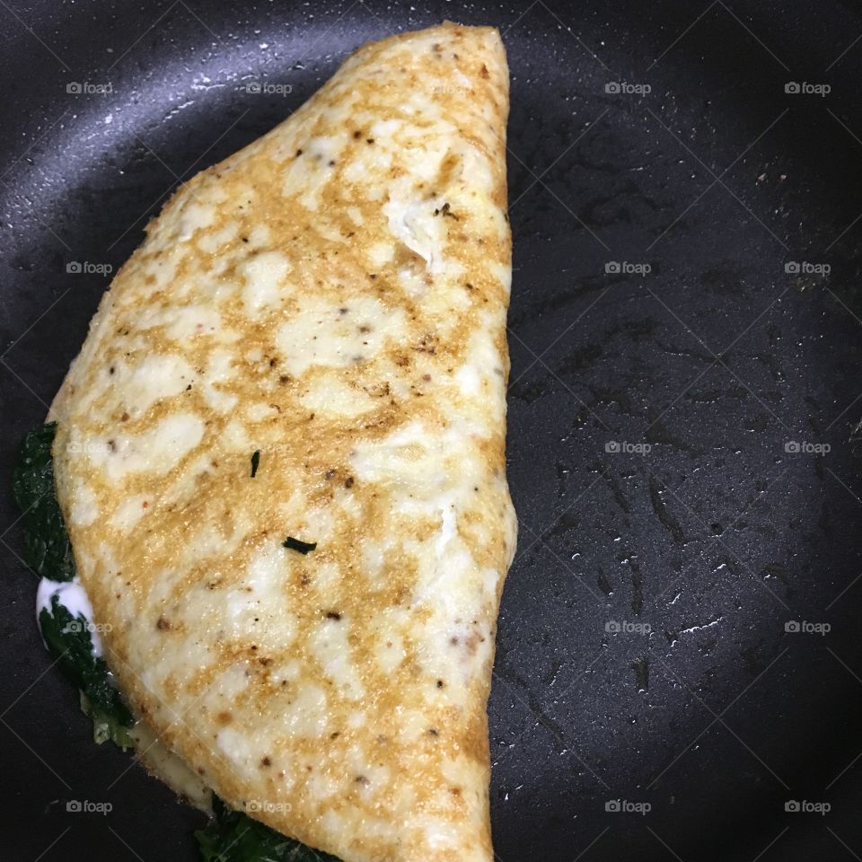 Omelet for breakfast
