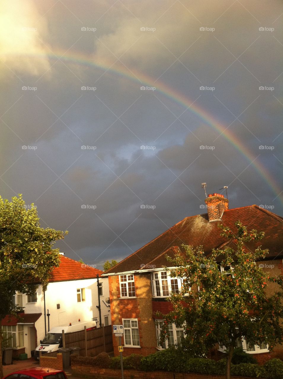 Rainbow in the evening