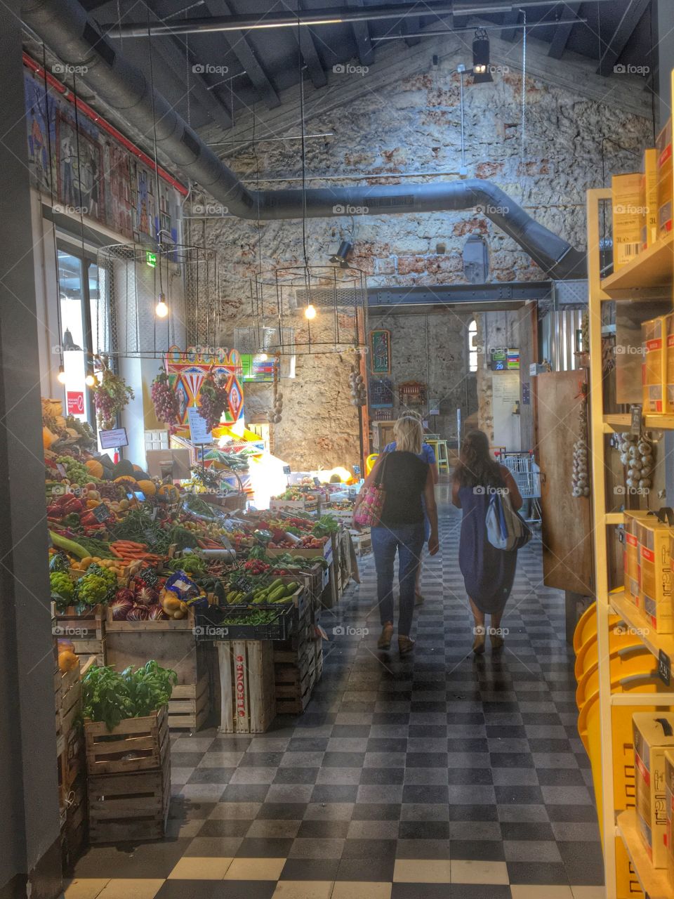San Lorenzo market, Palermo, sicily, Italy.