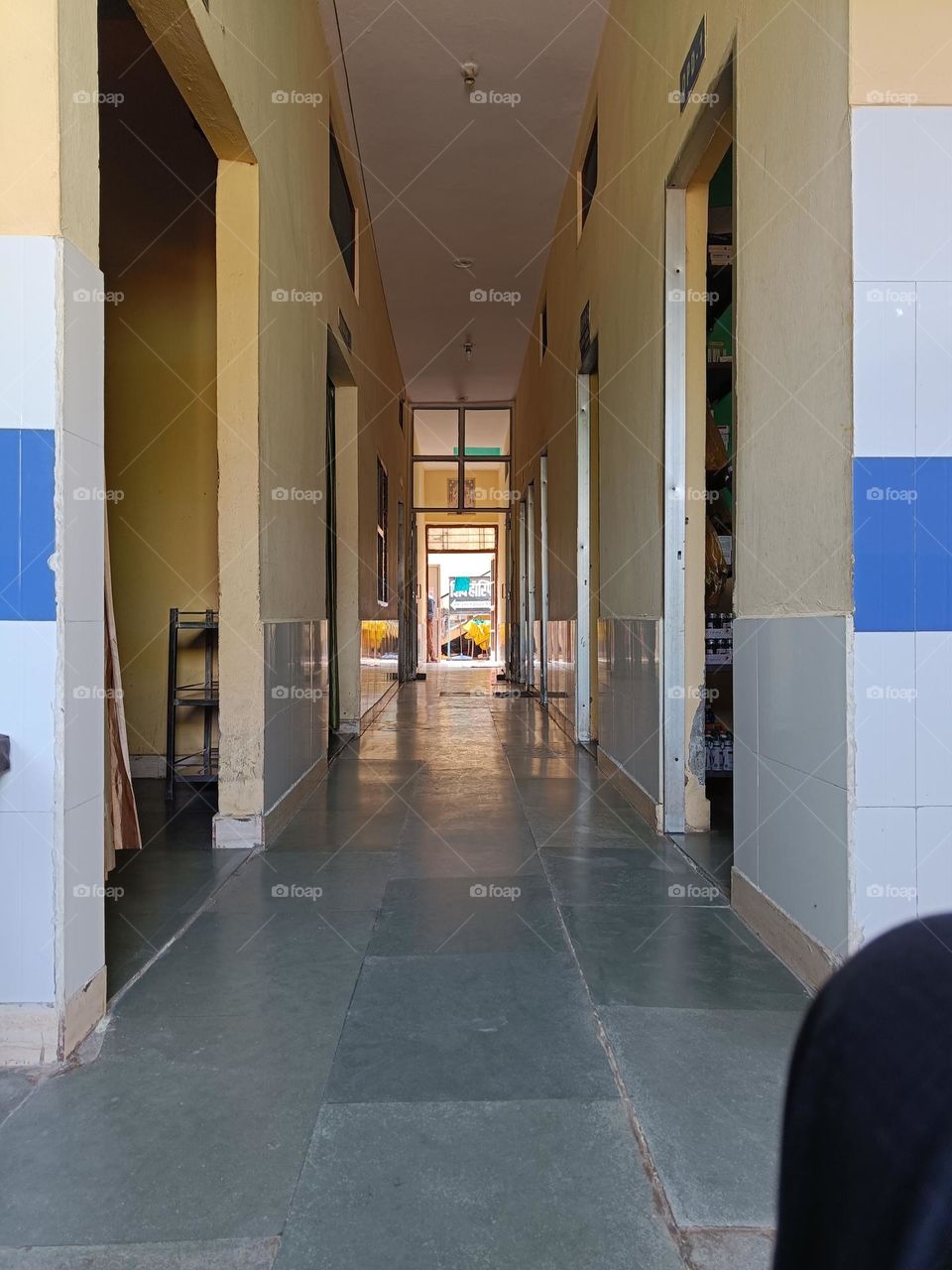 hallway of a mini clinic