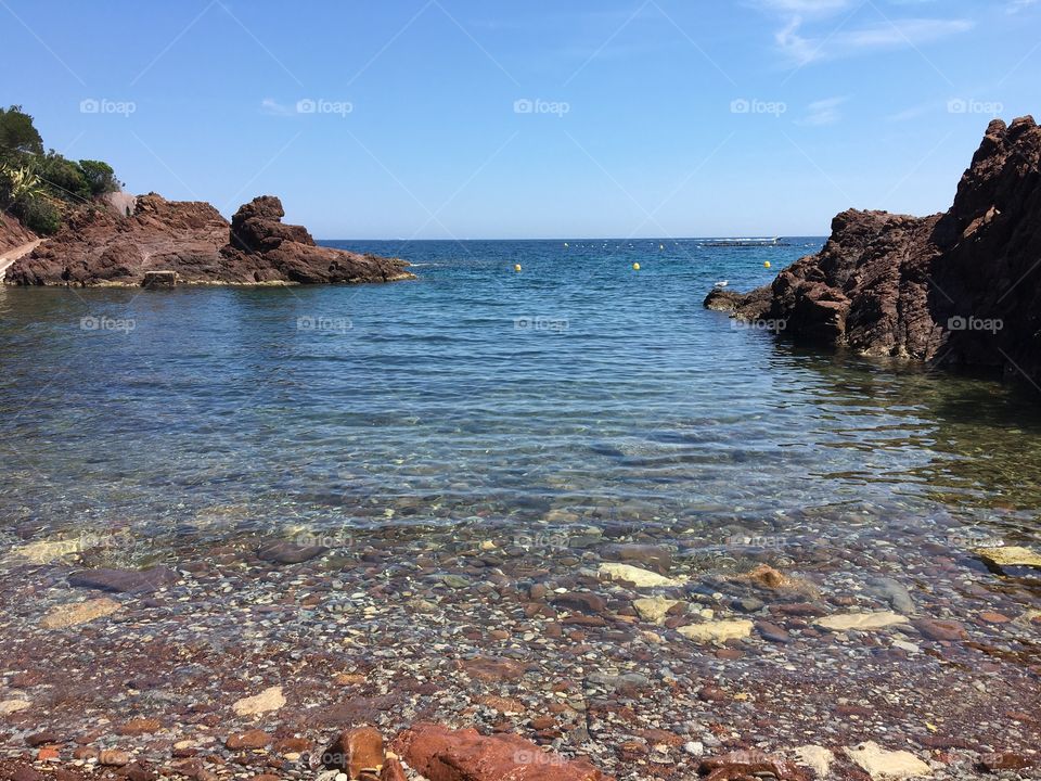 Seascape at summertime 