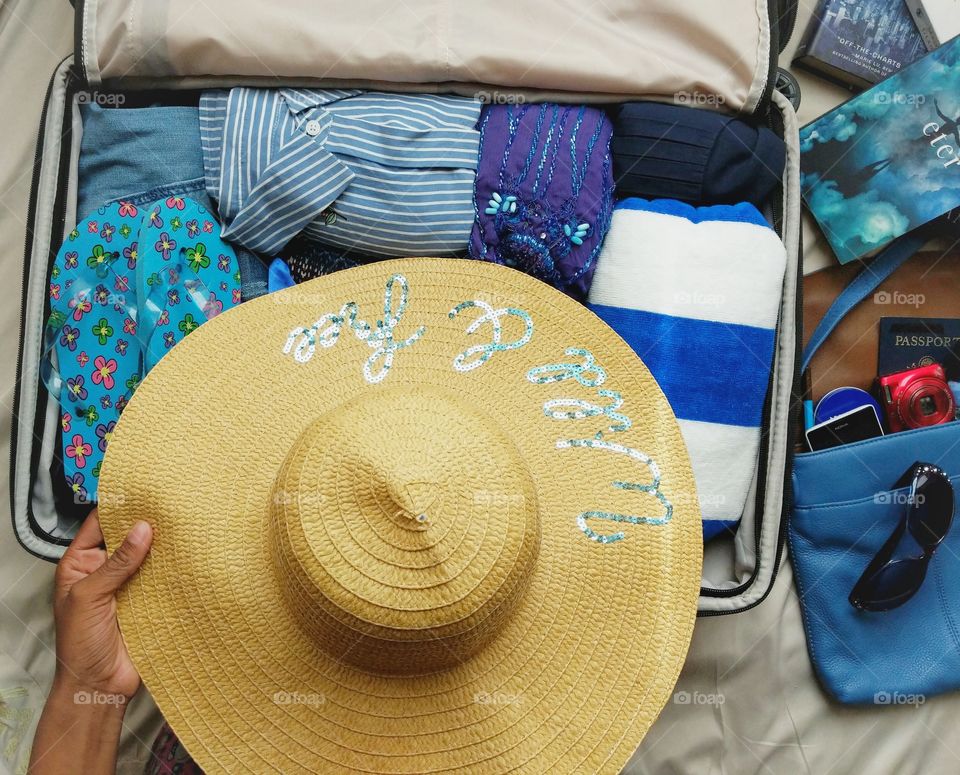 Suitcase for holiday