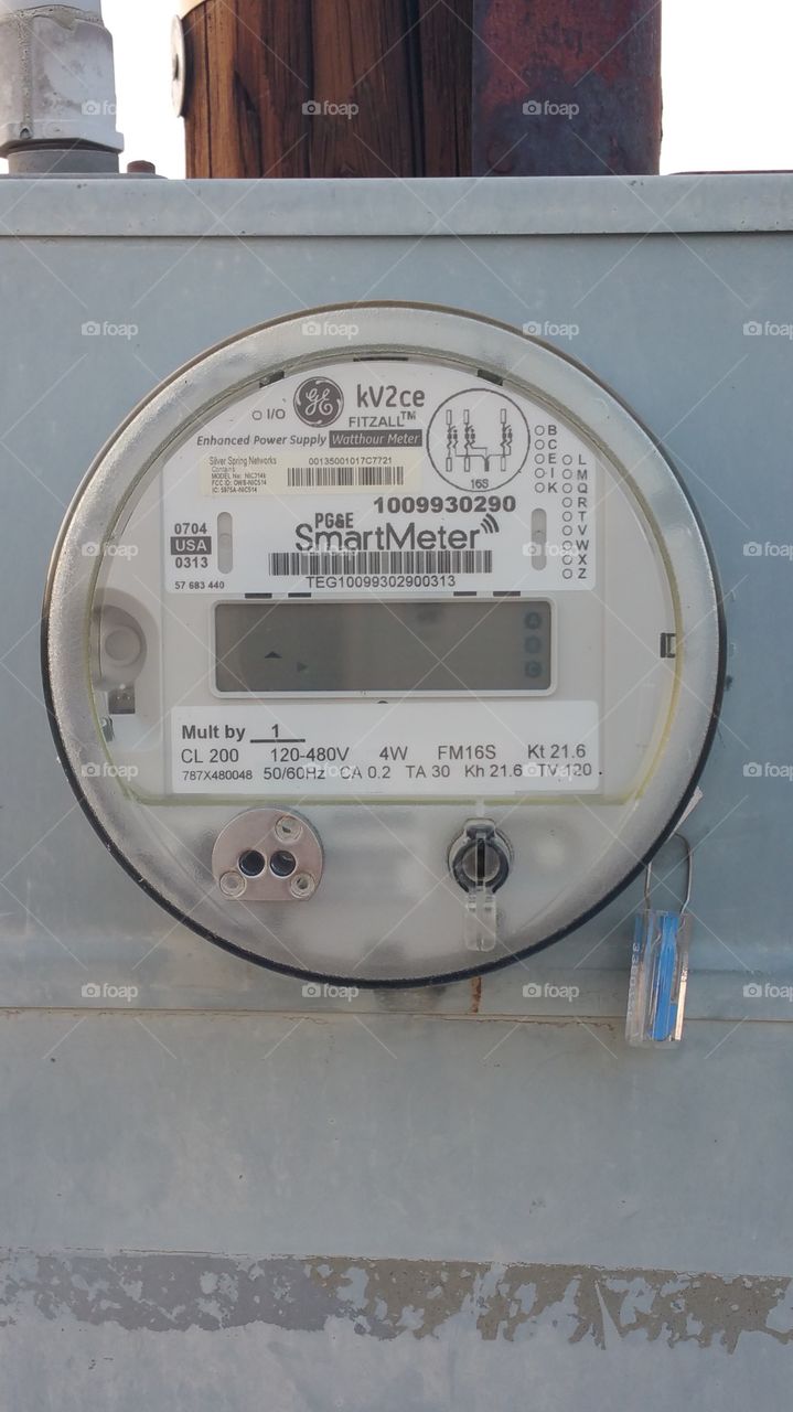 meter. the smart meter racking up the payment