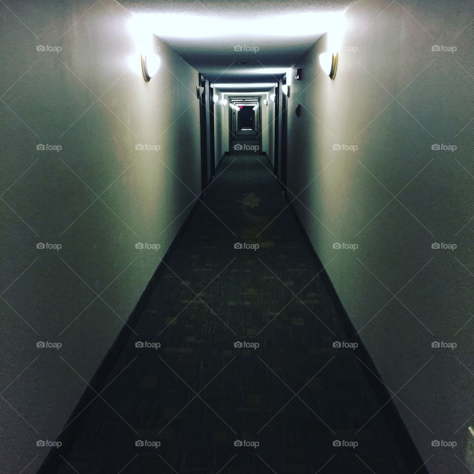My creepy apartment hallway that looks like a hotel