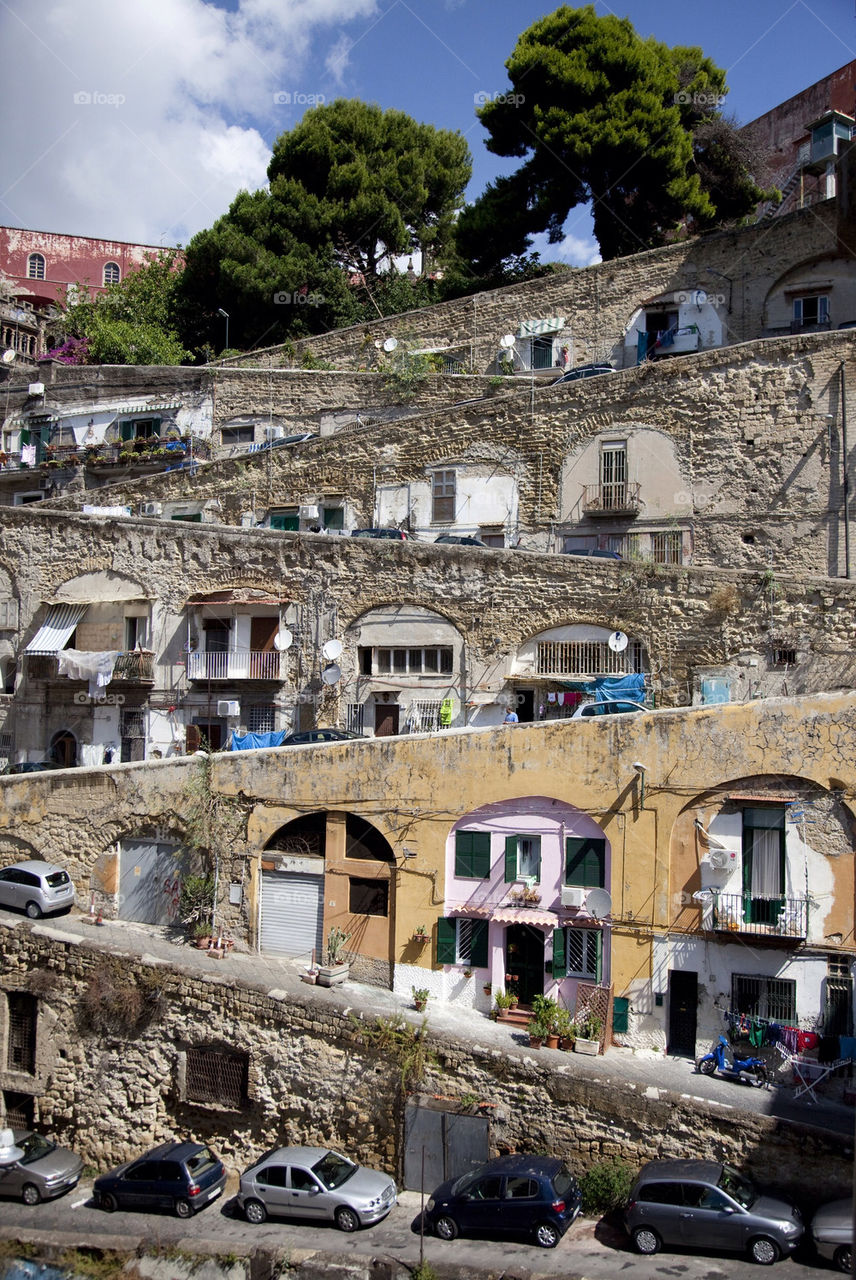 House in a slope