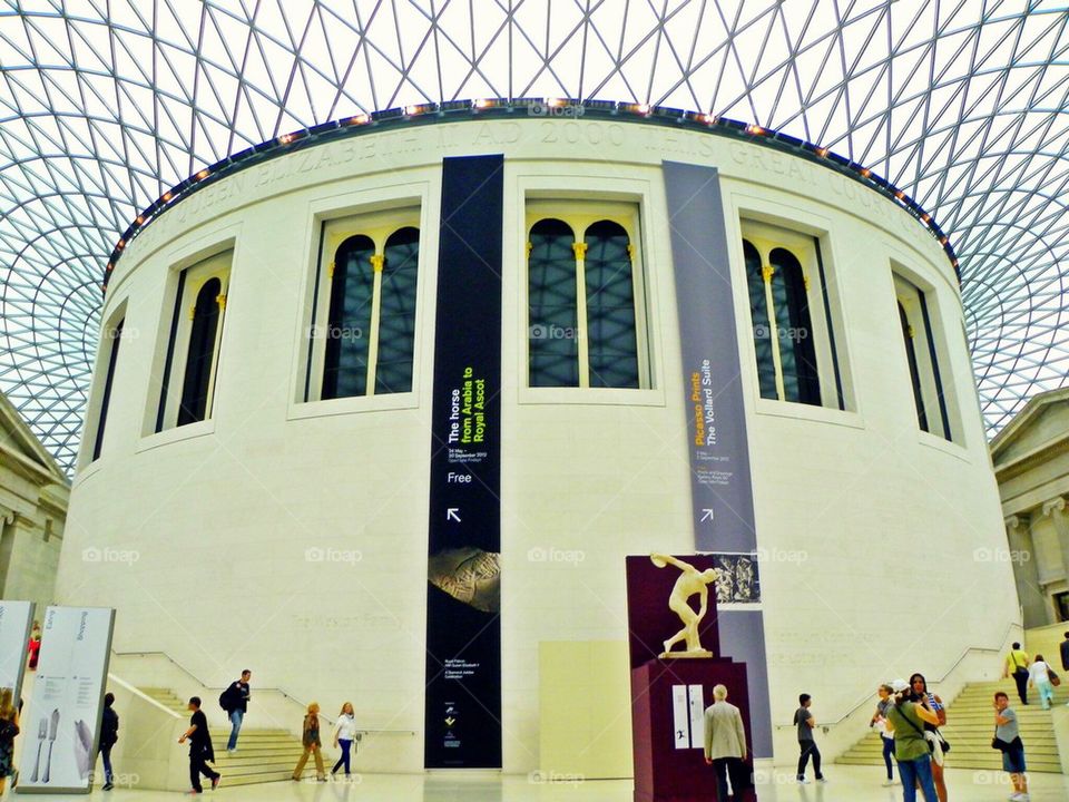 Entering the British Museum
