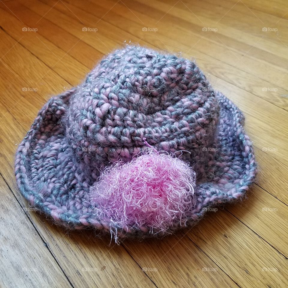 fuzzy hat