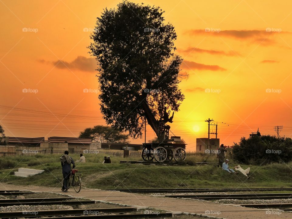 Golra Sharif Railway Station, Islamabad, Pakistan.