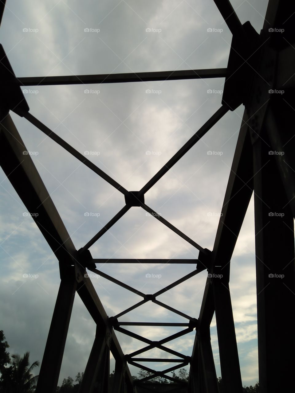 upper part of the bridge