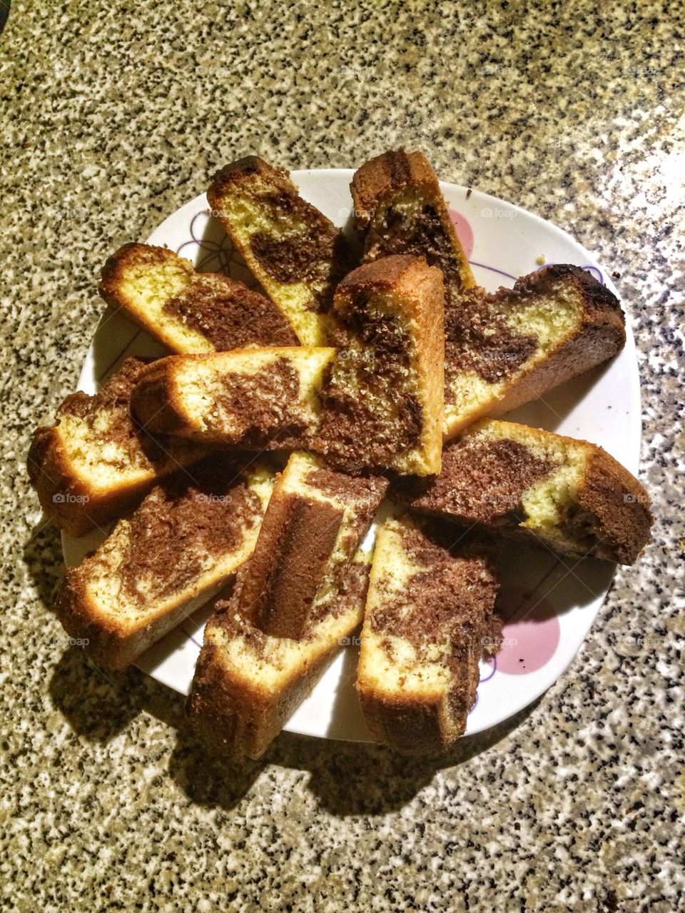 Yay! Just baked my first marble cake (chocolate swirl cake)