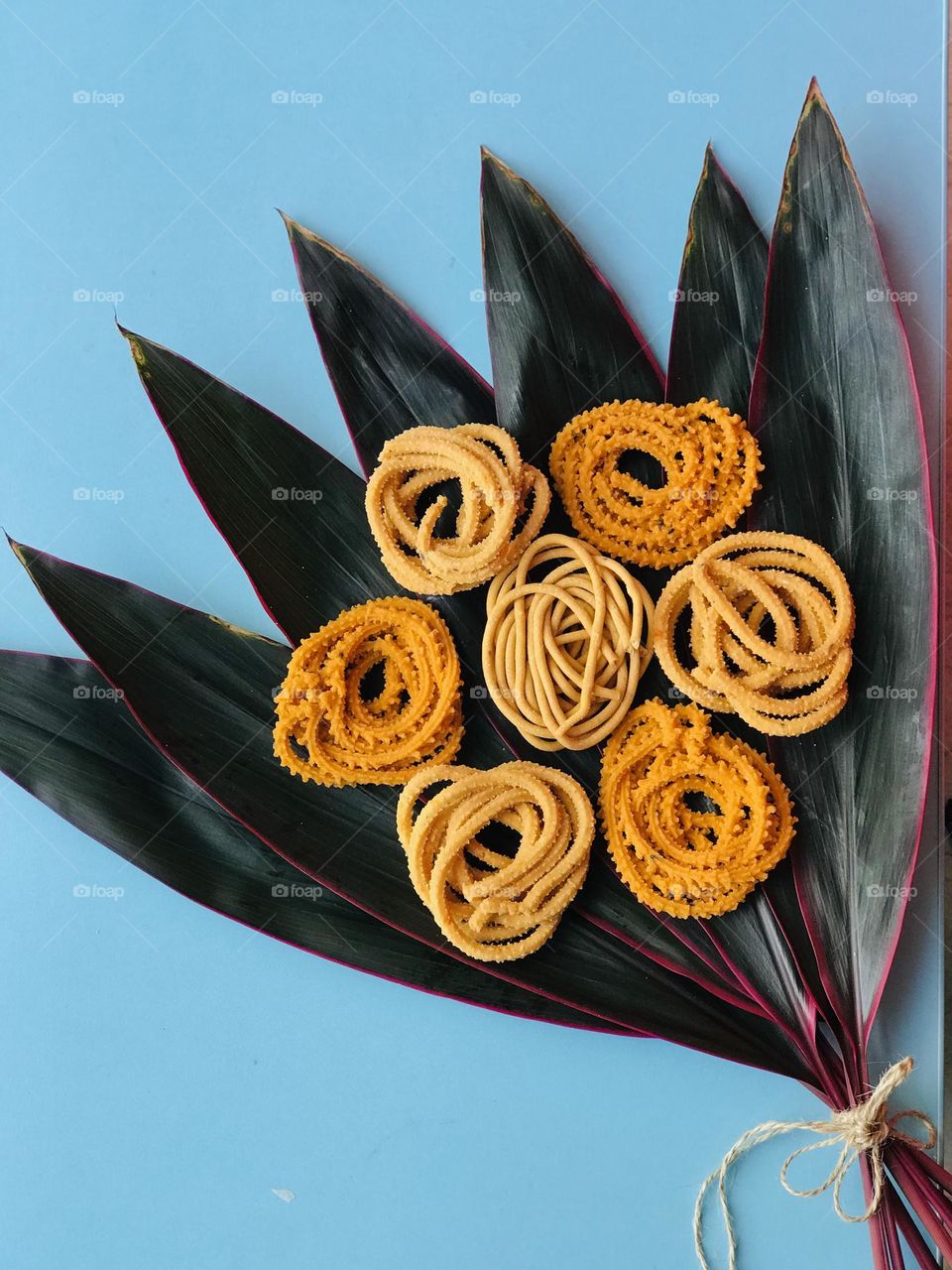 Indian snacks made with rice flour 