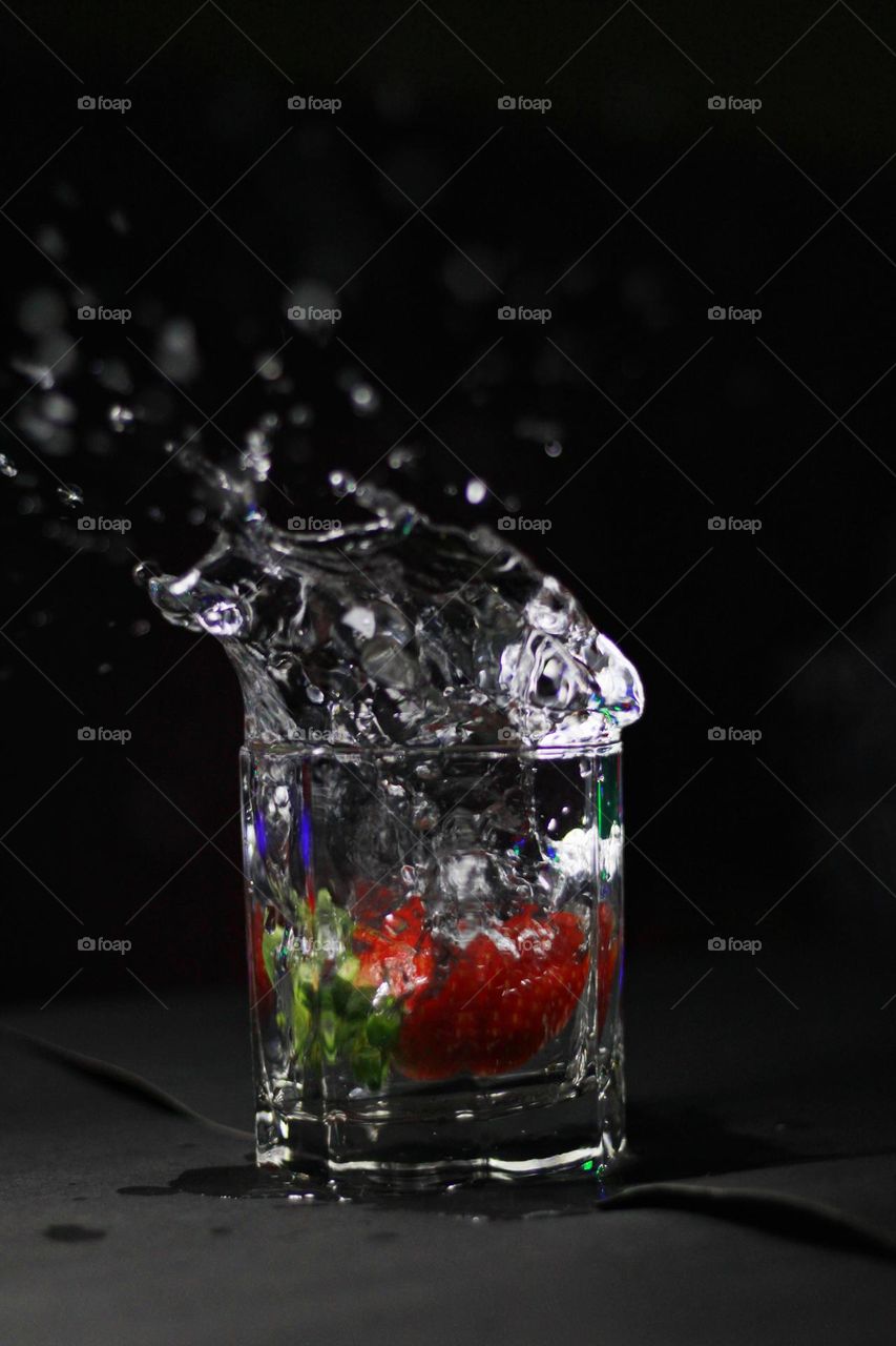water splash photography