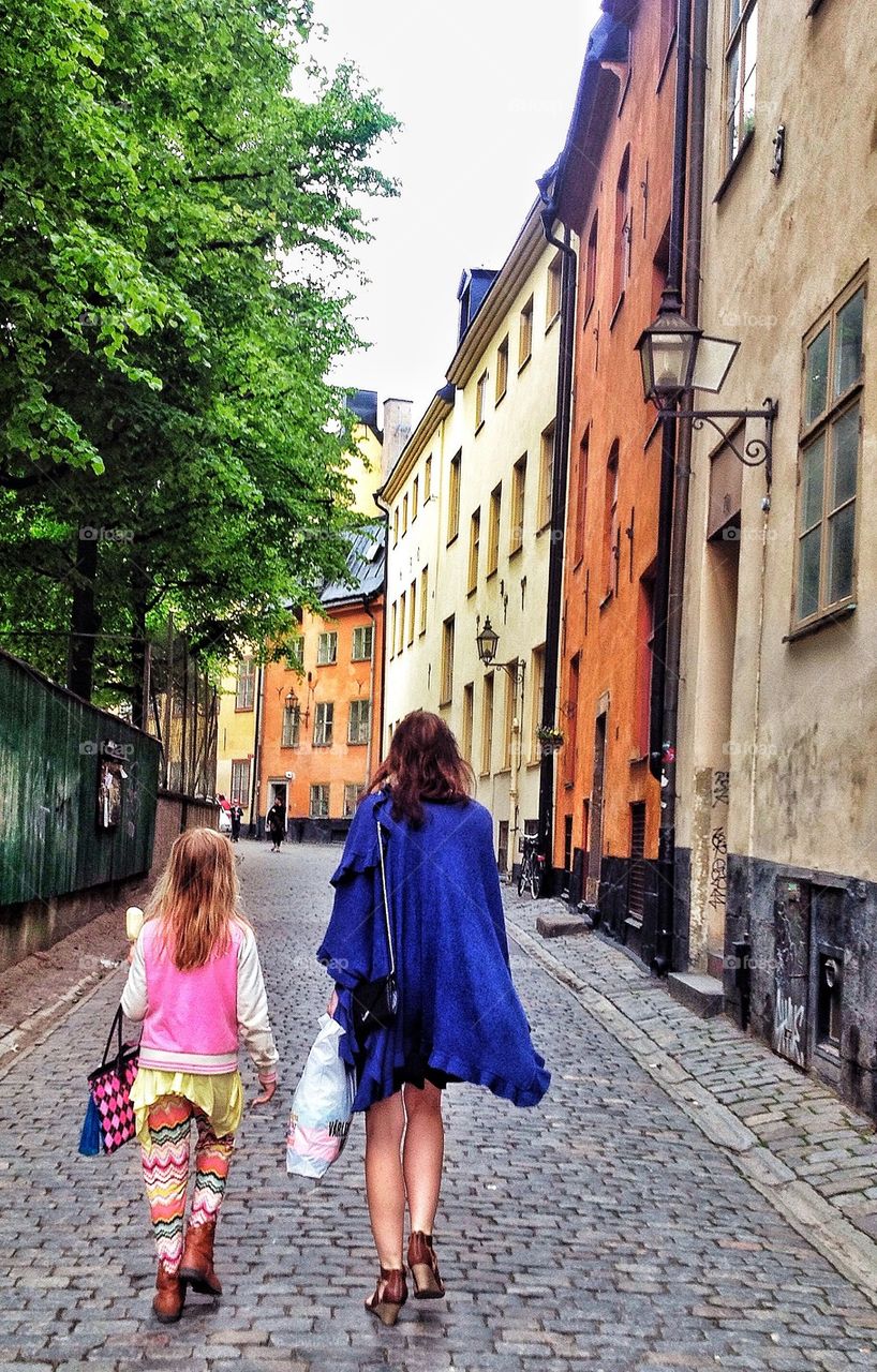 Walking the streets of Stockholm 