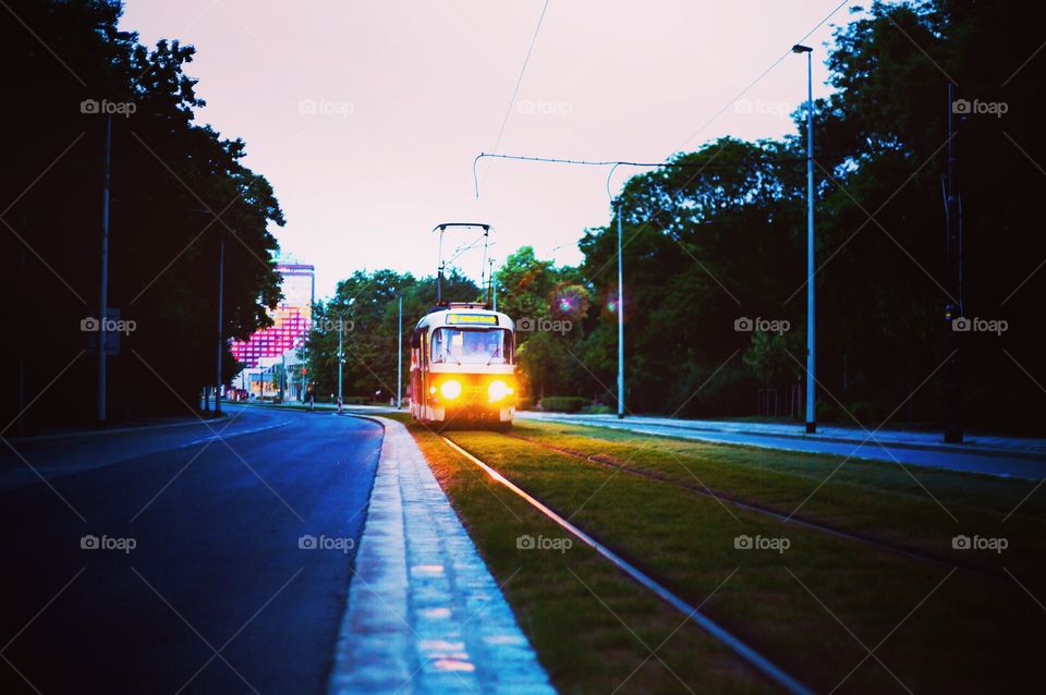 Tram in Prague