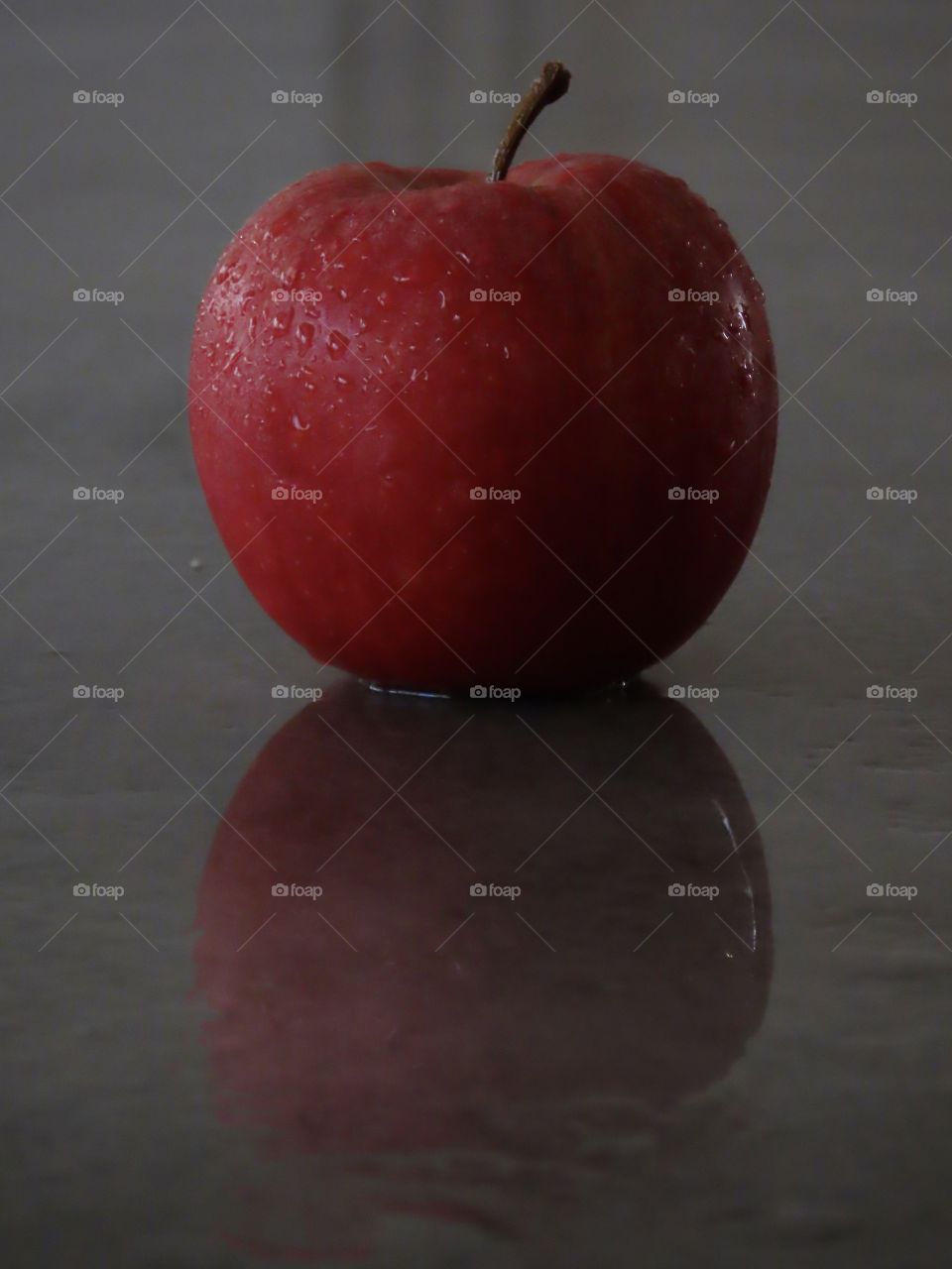 Red apple.