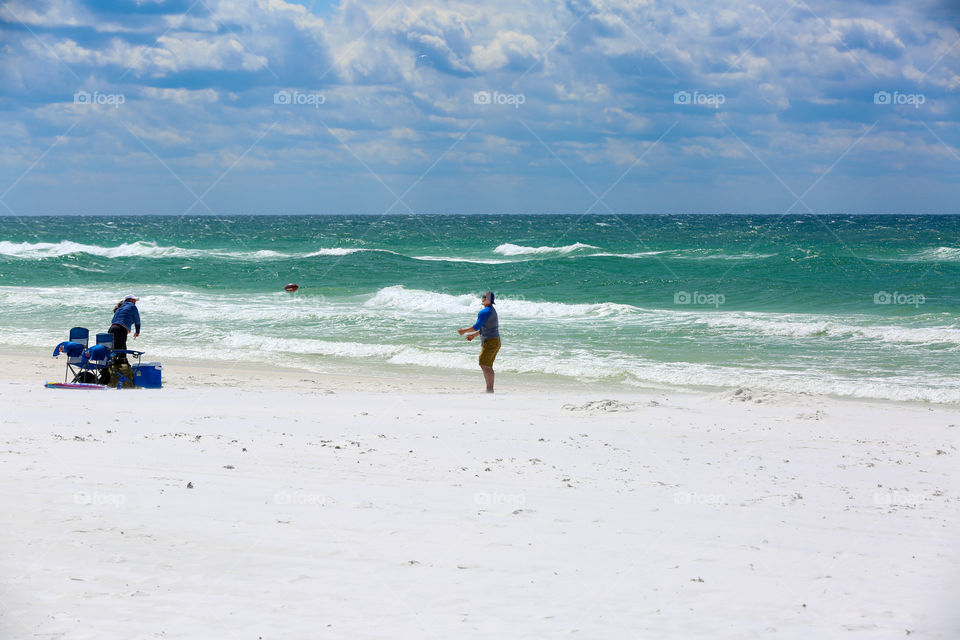 Football on the Beach